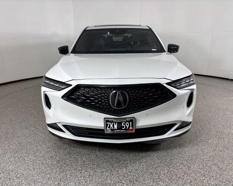 Platinum White Pearl 2022 Acura MDX A-Spec Package