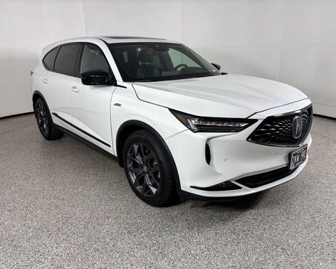 Platinum White Pearl 2022 Acura MDX A-Spec Package