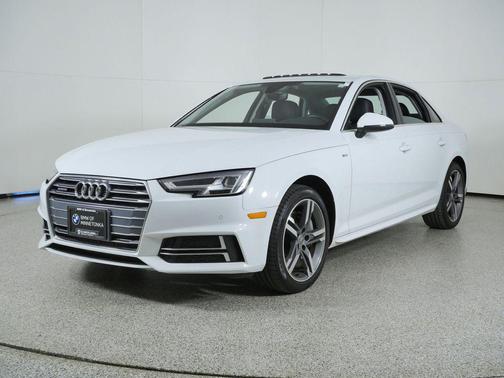 Glacier White 2018 Audi A4 2.0T Premium Plus