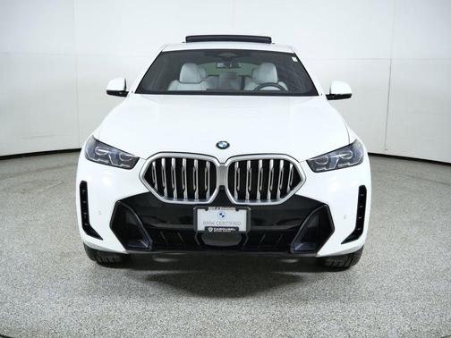 Alpine White 2025 BMW X6 xDrive40i