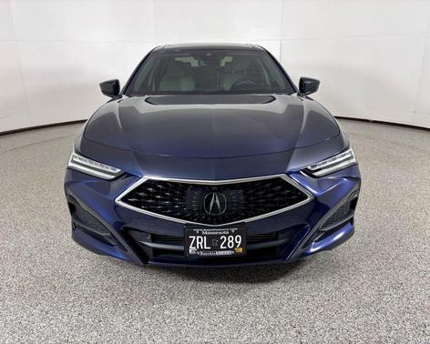 Apex Blue Pearl 2021 Acura TLX Base