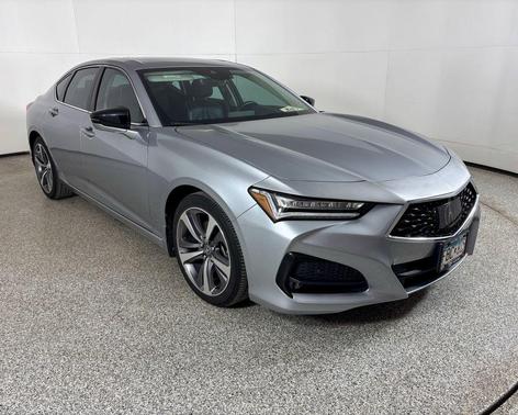 pewter gray metallic 2021 Acura TLX Base