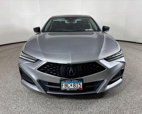 pewter gray metallic 2021 Acura TLX Base