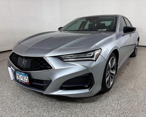 pewter gray metallic 2021 Acura TLX Base