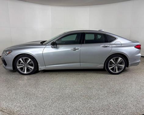 pewter gray metallic 2021 Acura TLX Base