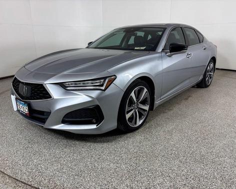 pewter gray metallic 2021 Acura TLX Base
