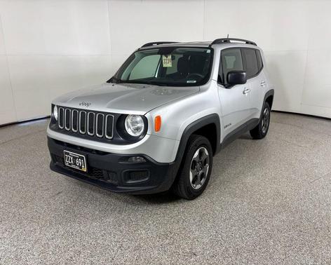 Glacier Metallic 2018 Jeep Renegade Sport