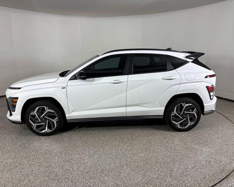 Atlas White 2025 Hyundai KONA N Line S