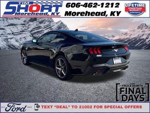 Shadow Black 2026 Ford Mustang EcoBoost