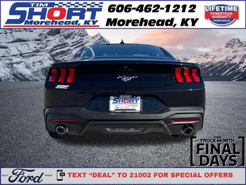 Shadow Black 2026 Ford Mustang EcoBoost
