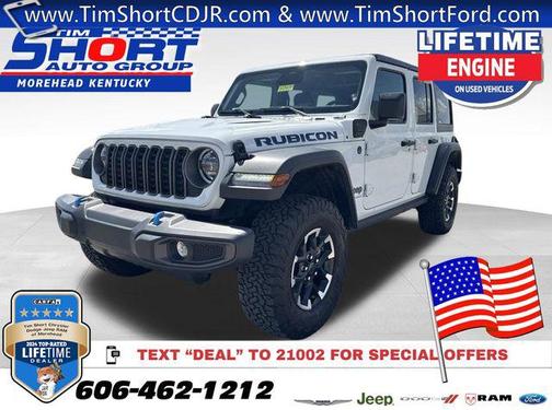 Bright White Clearcoat 2025 Jeep Wrangler 4xe Rubicon