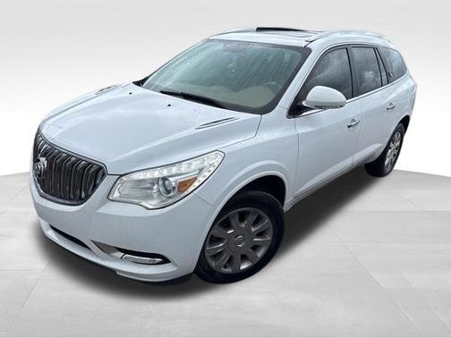 Summit White 2017 Buick Enclave Leather