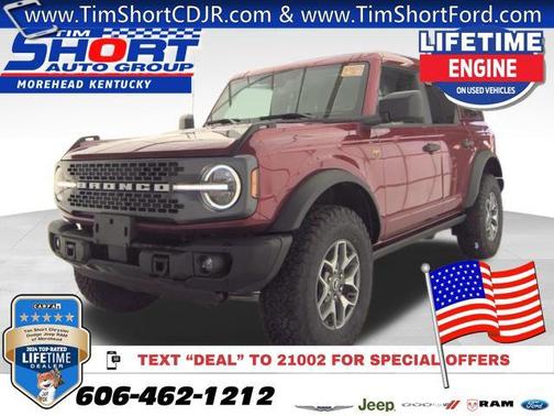 Ruby Red Metallic 2025 Ford Bronco Badlands