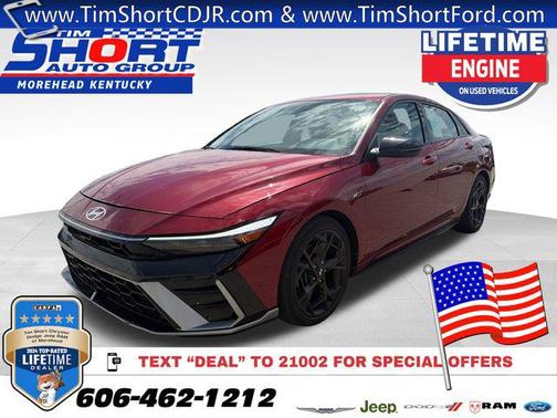 Ultimate Red 2024 Hyundai ELANTRA N Line