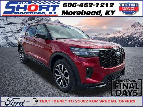 Red 2026 Ford Explorer ST-Line