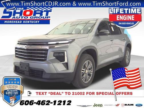 Sterling Gray Metallic 2024 Chevrolet Traverse LT