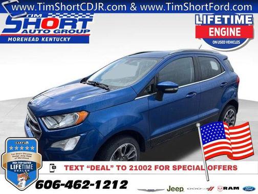 Lightning Blue Metallic 2022 Ford EcoSport Titanium