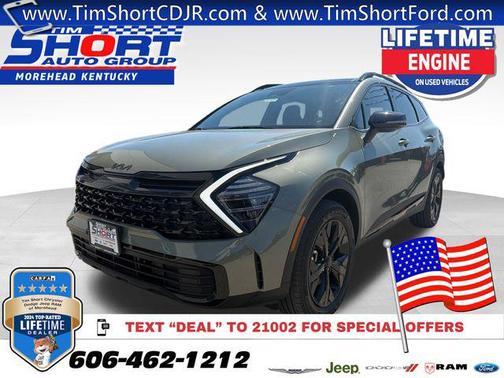 Jungle Green 2025 Kia Sportage Plug-In Hybrid X-Line
