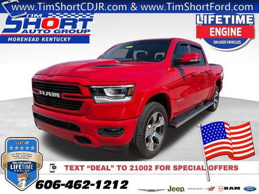 Flame Red Clearcoat 2022 RAM 1500 Laramie