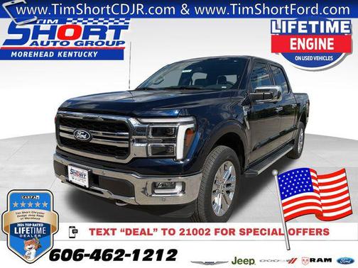 Antimatter Blue Metallic 2024 Ford F-150 Lariat