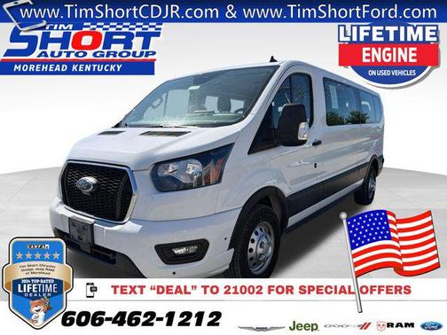 Oxford White 2024 Ford Transit-350 XLT