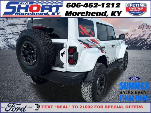 Oxford White 2025 Ford Bronco Raptor