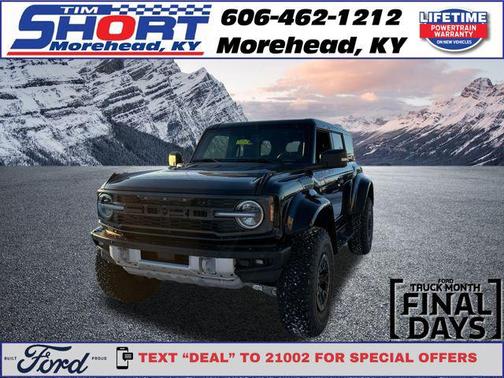 Shadow Black 2025 Ford Bronco Raptor