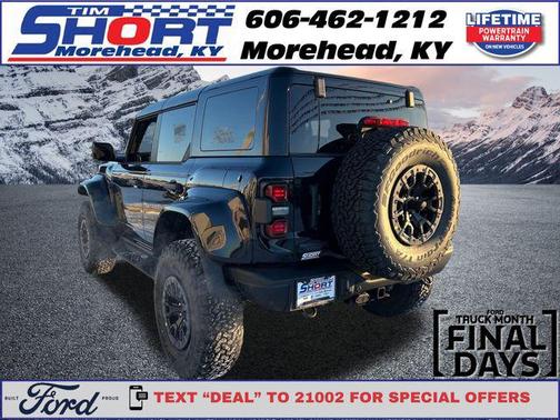 Shadow Black 2025 Ford Bronco Raptor