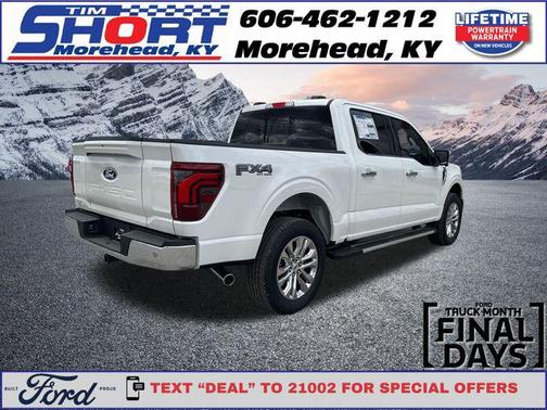 Star White Metallic Tri-Coat 2026 Ford F-150 Lariat