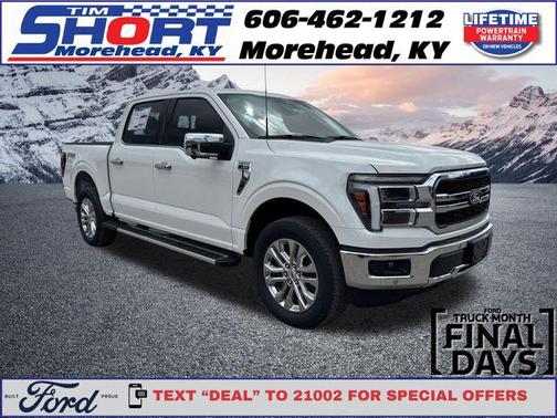 Star White Metallic Tri-Coat 2026 Ford F-150 Lariat