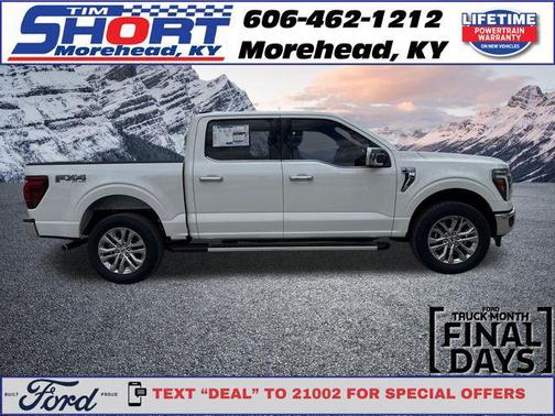 Star White Metallic Tri-Coat 2026 Ford F-150 Lariat
