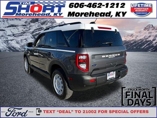 Gray Metallic 2025 Ford Bronco Sport Heritage