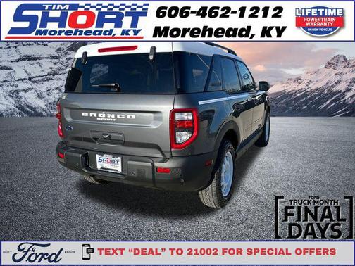 Gray Metallic 2025 Ford Bronco Sport Heritage