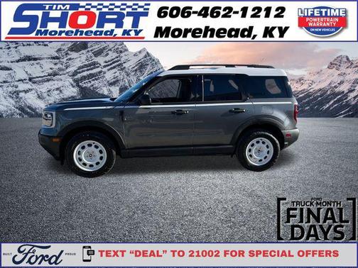 Gray Metallic 2025 Ford Bronco Sport Heritage