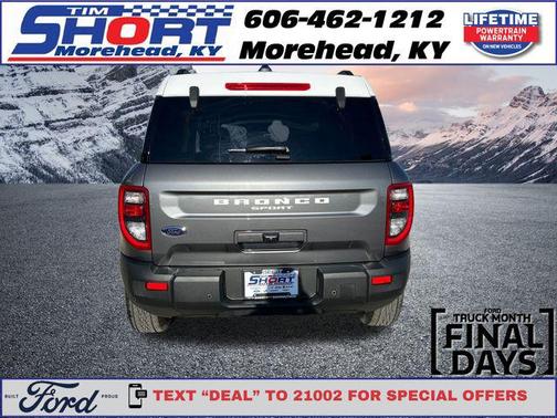 Gray Metallic 2025 Ford Bronco Sport Heritage