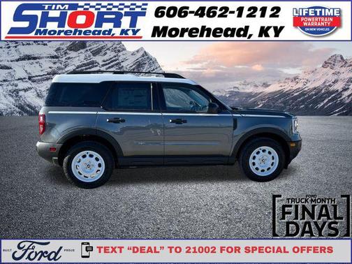 Gray Metallic 2025 Ford Bronco Sport Heritage