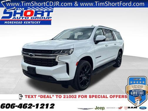 Summit White 2022 Chevrolet Suburban RST