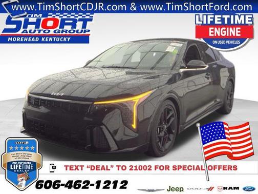 Aurora Black Pearl 2025 Kia K4 GT-Line Turbo