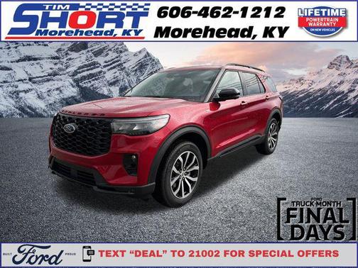 Red 2026 Ford Explorer ST-Line