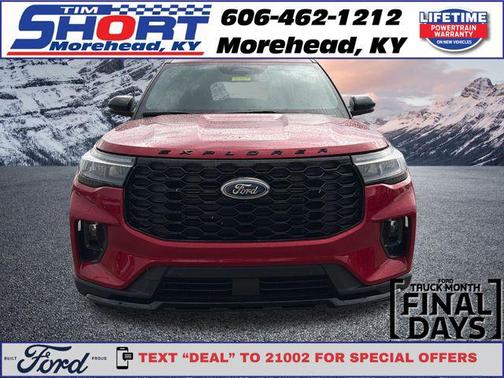 Red 2026 Ford Explorer ST-Line