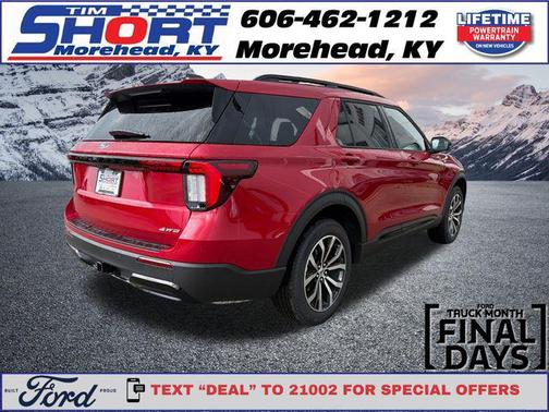 Red 2026 Ford Explorer ST-Line