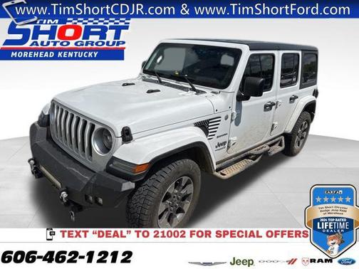 Bright White Clearcoat 2018 Jeep Wrangler Unlimited Sahara