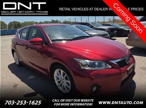 Matador Red Mica 2011 Lexus CT 200h Premium