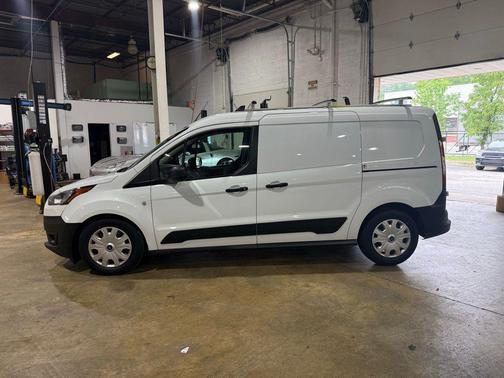 Frozen White 2020 Ford Transit Connect XL Cargo Van