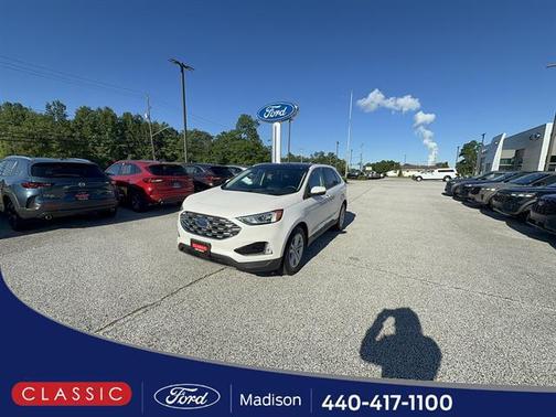 WHITE PLATINUM MET TRI-COAT 2019 Ford Edge SEL