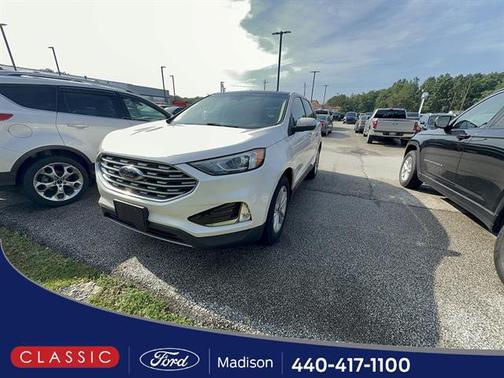 WHITE PLATINUM MET TRI-COAT 2019 Ford Edge SEL