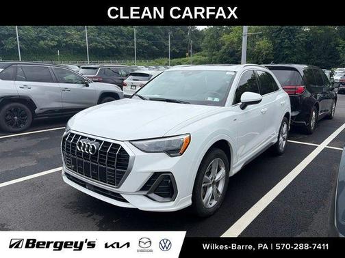 Ibis White 2021 Audi Q3 45 S line Premium