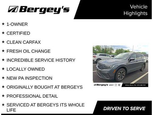 Platinum Gray Metallic 2023 Volkswagen Tiguan 2.0T S
