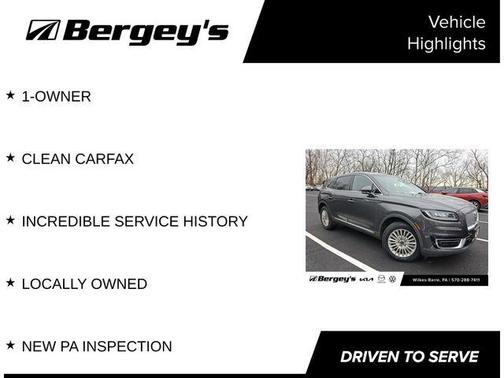 2019 Lincoln Nautilus Standard