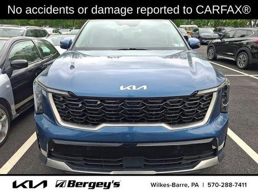 Mineral Blue 2025 Kia Sorento Hybrid EX